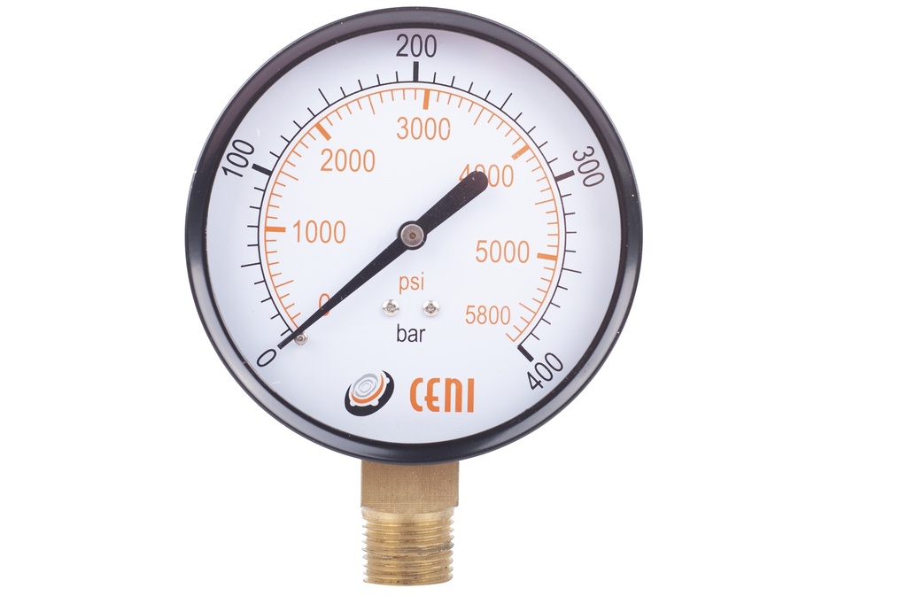 11Ø100 R 1/2"NPT 400 Bar/Psi