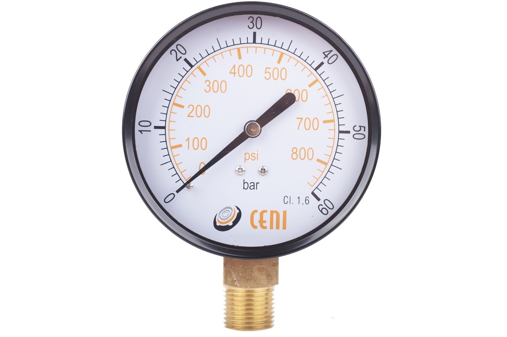 11Ø100 R 1/2"NPT 60 Bar/Psi