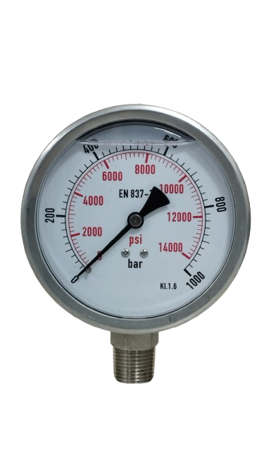 70Ø100 R 1/2"NPT 1000 Bar/Psi WL