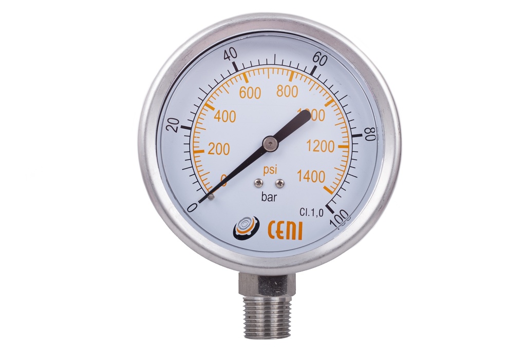 70Ø100 R 1/2"NPT 400 Bar/Psi