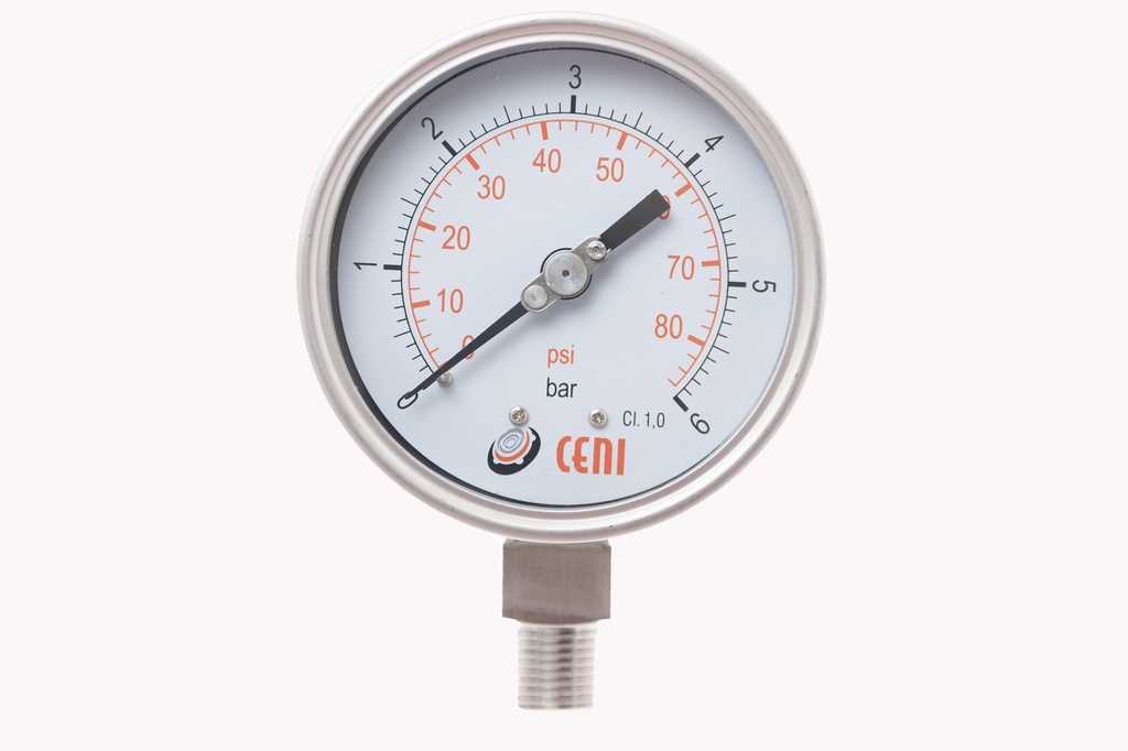 72Ø150 R 1/2"NPT 6 bar-psi