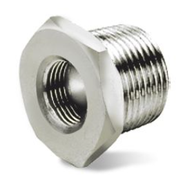 Buje de reducción 1/2" macho x 3/8" hembra NPT