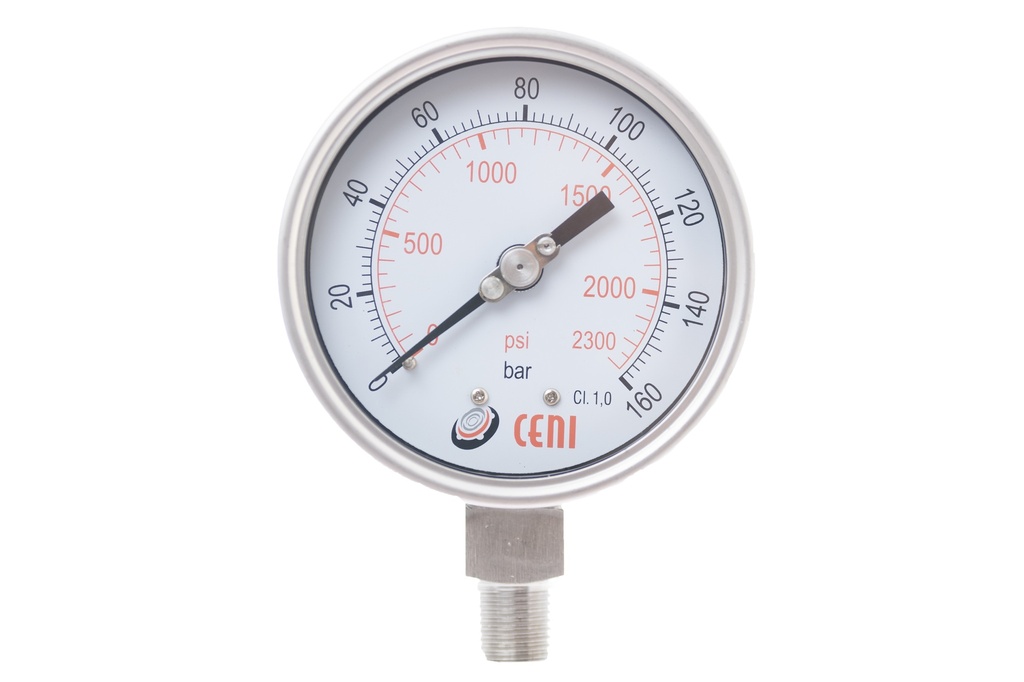 72Ø100 R 1/2"NPT 2500 bar-psi