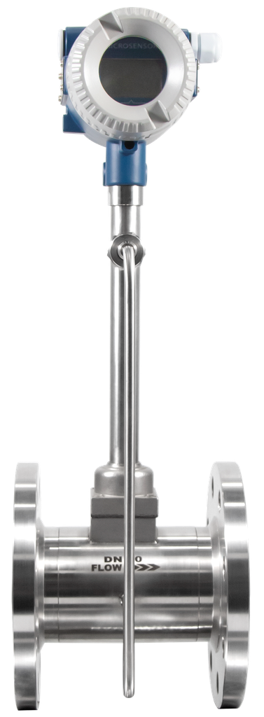 Caudalímetro Vortex marca MicroSensor, modelo: MFV606
