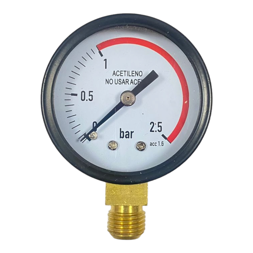 [MN51063RD2500B] 51Ø63 R 1/4"BSP 2,5 Bar - ACETILENO