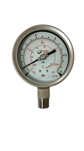 [MN72100RF0115D] 72Ø100 R 1/2"NPT -1+15 Ba/P/C°