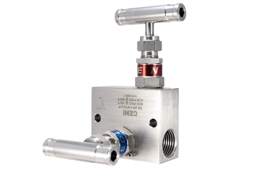 [MIP-2V C] VALVULA BLOQUEO Y PURGA SS-2R-FNT8-V-P (montaje remoto)