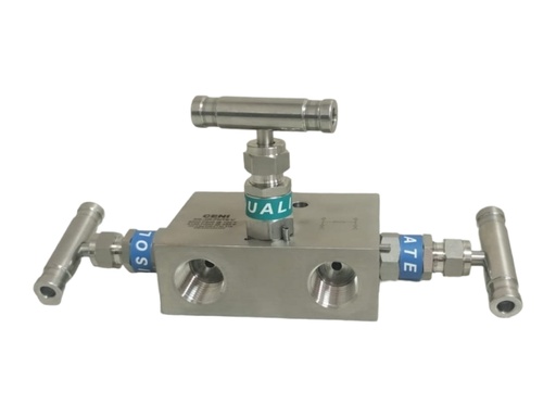 [MIPD-3V SPR] MANIFOLD 3 VIAS SS-3R-FNT8-V