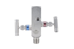 [MIP-2V SS] VALVULA BLOQUEO Y PURGA 6000PSI SS-2R-NT8-FNT8-H-P
