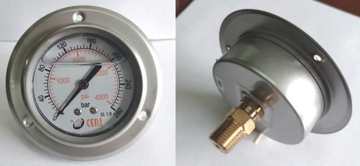 [MN22063PB0280D] 22Ø63 PB 1/4"NPT 280 bar/psi (Bridas puestas)